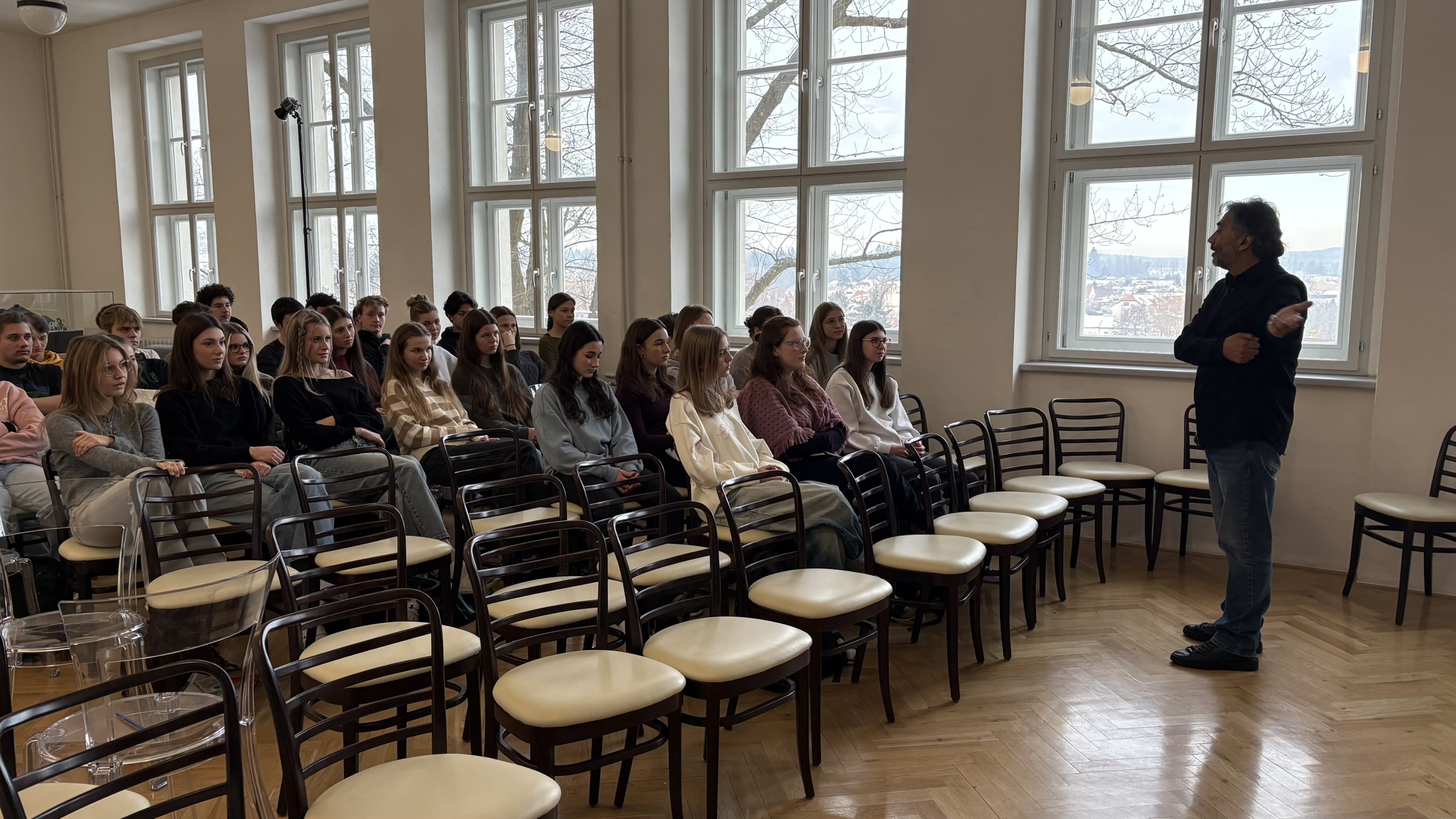 Návštěva guatemalského hudebníka na GVN