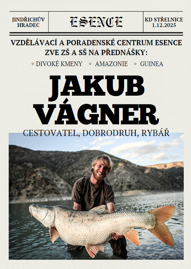 1.12.2025 - Beseda s Jakubem Vágnerem Jindřichův Hradec