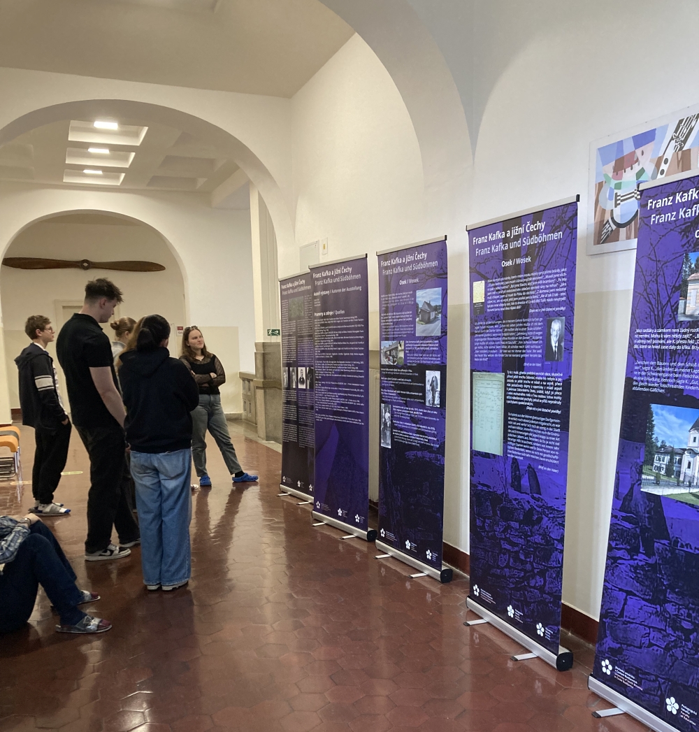 Výstava Franze Kafky na našich chodbách GVN