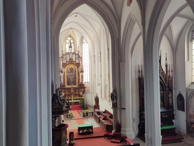 Exkurze do kostela Nanebevzetí Panny Marie v Jindřichově Hradci