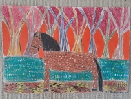 Martina Ondřejová - Horse in the Meadow