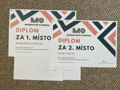 Okresní kolo Matematické olympiády pro nižší gymnázium